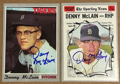 Customer photo review of Denny McLain Autograph Signing