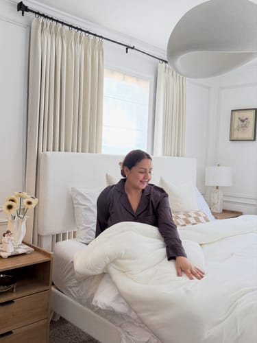 Customer photo review of MarshMellow Comforter