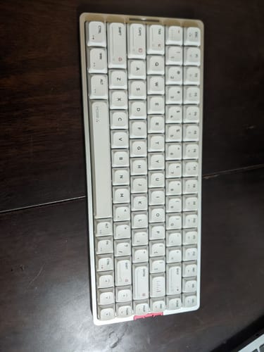 Customer photo review of IQUNIX MQ80 Aluminum Low Profile Mechanical Keyboard