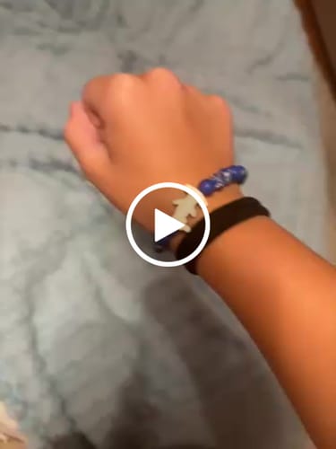 Customer video review of The Shark Week Bracelet