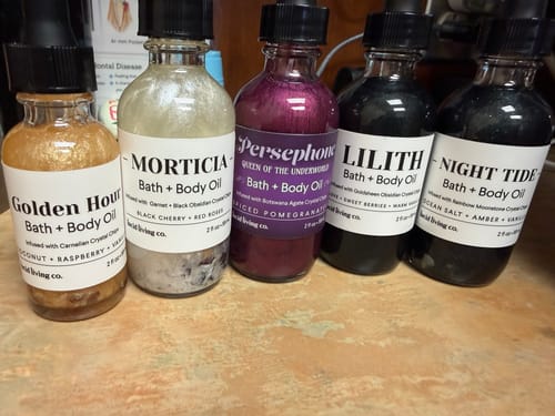 Customer photo review of Persephone Bath & Body Oil