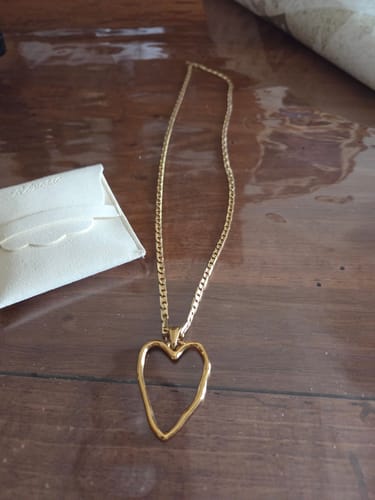 Customer photo review of Ciondolo "Cuore Leggero"