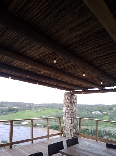 Customer photo review of Plug-In Festoon Bulb String Lights