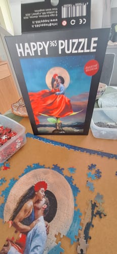 Customer photo review of Dvi dėlionės: „Turėti ir atiduoti“ ir „Love Is Rose“ po 1000 detalių