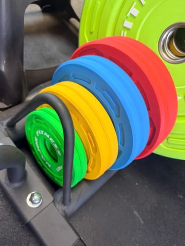 Customer photo review of Major Fitness Color Change Plates 1.25LB-10LB Set