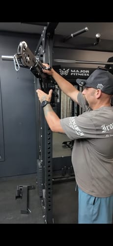Customer photo review of Major Fitness Flex Arms