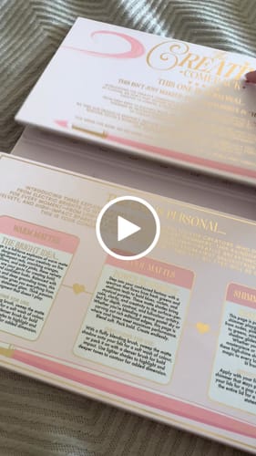 Customer video review of Creative Comeback XXXL Eyeshadow Palette