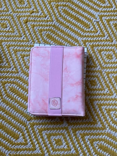 Customer photo review of Pink Marble - Travel Organiser
