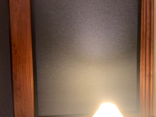 Customer photo review of Light Blockers For Blackout Shades