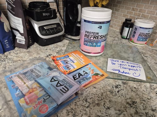 Customer photo review of Protein Refresher