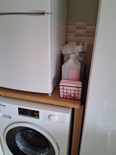 Customer photo review of NeatKeep Storage Tin - Reusable Metal Tin for Cleaning Sheets