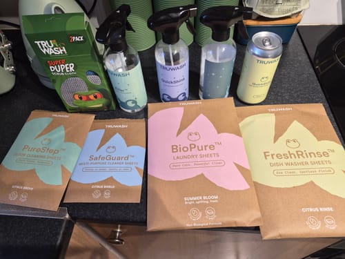 Customer photo review of BioPure Eco-Friendly Laundry Sheets