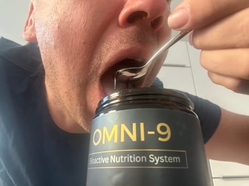 Customer photo review of OMNI9 – Bioaktives Nutrition-System