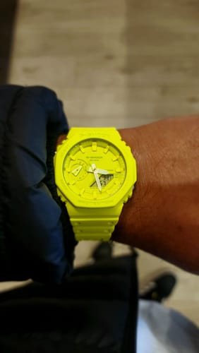 Customer photo review of Casio G-SHOCK Men's Analogue Digital Watch GA2100-9A9