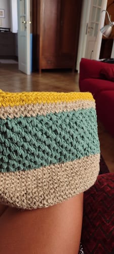 Customer photo review of CROCHET KIT GAELLE BAG