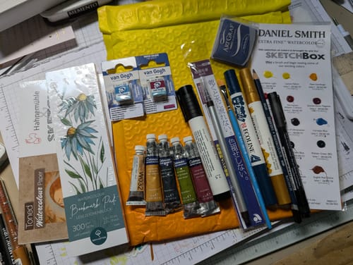 Customer photo review of Watercolor Splash Grab Bag