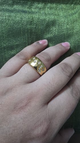 Customer photo review of Celestial Stars Spark Ring