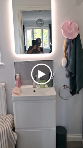 Customer video review of Anti Slip 1000 x 900 Rectangle Stone Shower Tray