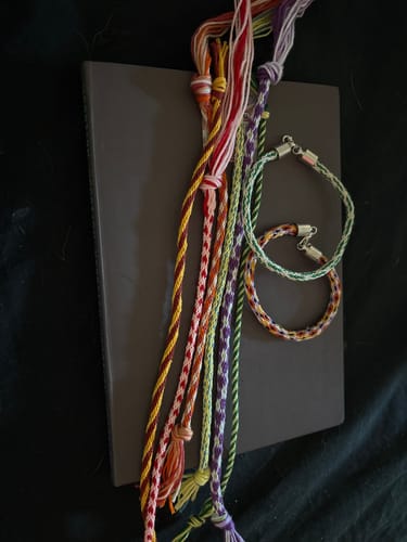 Customer photo review of Kumihimo Bracelet Kit