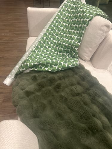 Customer photo review of Thibaut F945019 SOLSBURY Green Fabric