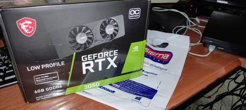 Customer photo review of Tarjeta gráfica MSI NVIDIA GeForce RTX 3050 6GB GDDR6 96-bit - GeForce RTX 3050 LP 6G OC