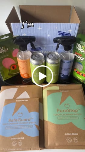 Customer video review of Tru-Starter Pack - Complete Eco-Friendly Cleaning Bundle