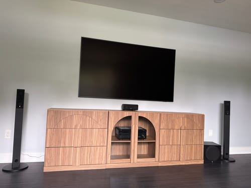 Customer photo review of Bijou Mid-Century Modular Sideboard Cabinet Set (3-Piece)