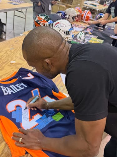 Customer photo review of Champ Bailey Autograph Signing