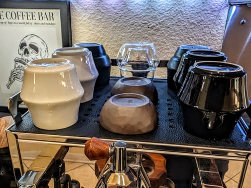 Customer photo review of Earth Espresso Cups - OurCoffeeShelter