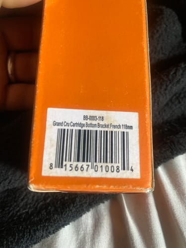 Customer photo review of Velo Orange Italian Threaded Bottom Bracket