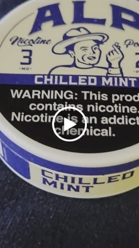 Customer video review of Chilled Mint Nicotine Pouches