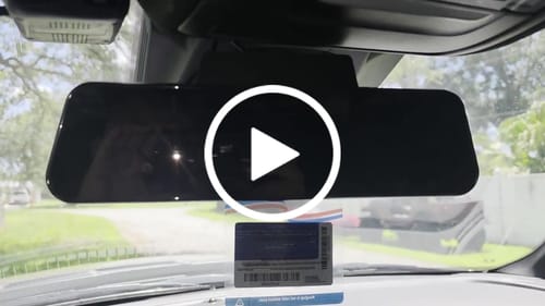 Customer video review of WOLFBOX G900Pro 12MP WiFi Touch Screen Rear View Mirror Dash Cam Smart Mirror