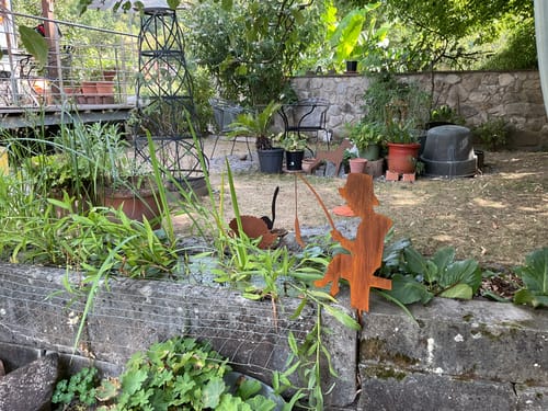 Customer photo review of Gartenstecker Angelndes Kind