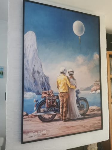 Customer photo review of Paveikslas “Miles To Go. Life To Live"