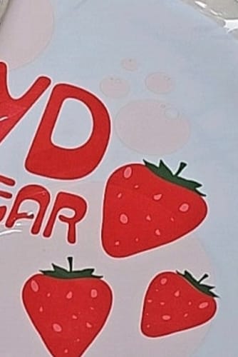 Customer photo review of JAYD Swim Cap - Strawberry Fields