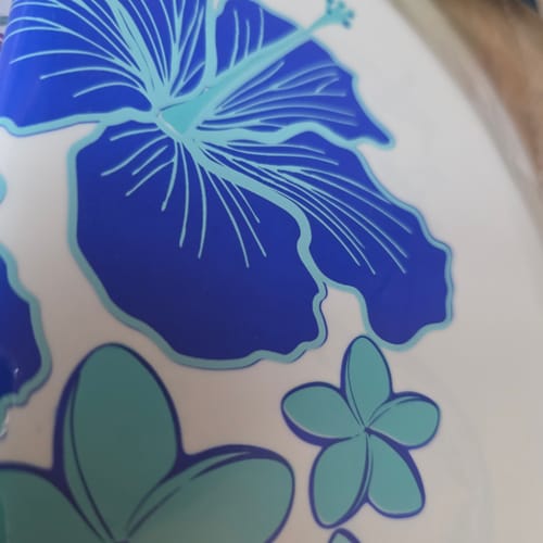Customer photo review of JAYD Swim Cap - Hibiscus Dreams