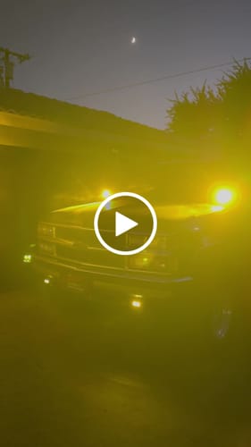 Customer video review of 1989-1998 Chevy / GMC Pickup Hood Ditch Light Mounts C/K series