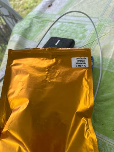 Customer photo review of 💎California Orange - Diamond Infused Shake 1oz (Buy 1 Get 1)