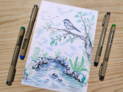 Customer photo review of Sakura Pigma Micron - Tiralíneas Punta 0.5