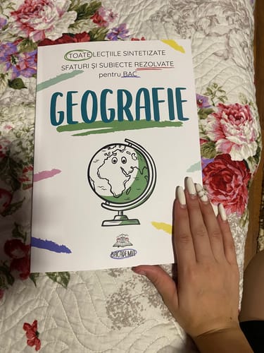 Recenzie cu fotografie de la un client despre Carte Geografie Bacalaureat Bacademia