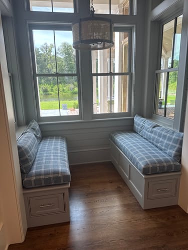 Customer photo review of Pindler DESMOND CHAMBRAY 8137 Fabric