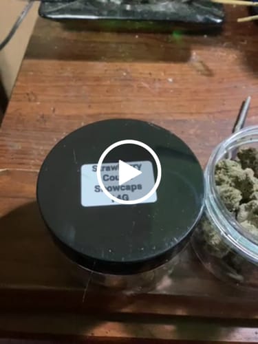 Customer video review of Strawberry Cough Snowcaps 28G - $49.99