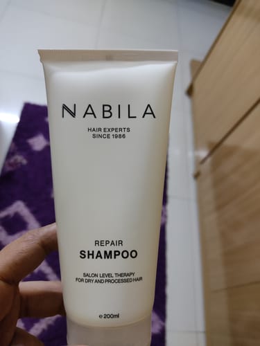 Customer photo review of NABILA Repair Shampoo | 200ml