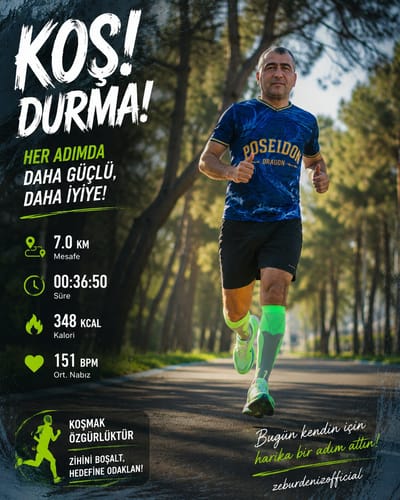 Customer's Günlük Kullanım İçin Destekleyici Kompresyon Çorabı, koşu yapan bir kişi tarafından giyiliyor.