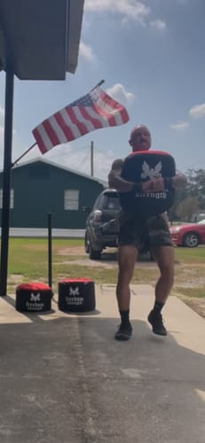 Customer photo review of Strongman Sandbag