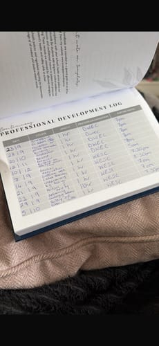 Customer photo review of SNA Schedule & Wellness Handbook 2026