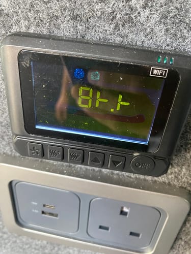 Customer photo review of Wi-Fi control panels