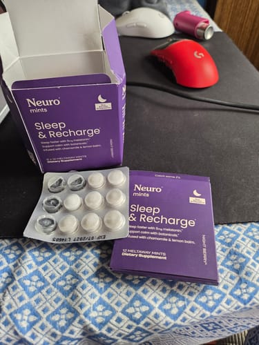 Customer photo review of Sleep & Recharge Mints