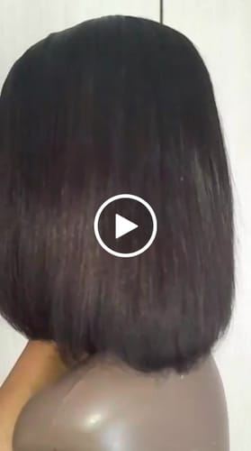 Customer video review of Budget Vietnamese Super Double Drawn Bone Straight 8"+10"+10" 5X5 Single Drawn Closure