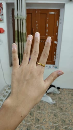 Customer photo review of Heart Enamel Ring Set